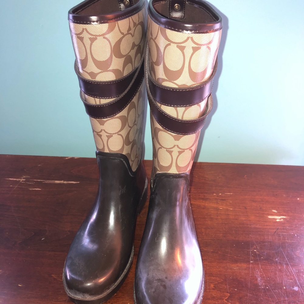 Coach Rain boots